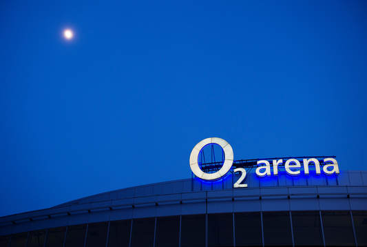 O2 Arena där ishockey-VM kommer att avgöras