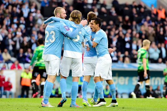 Malmö FFs Jo Inge Berget jublar
