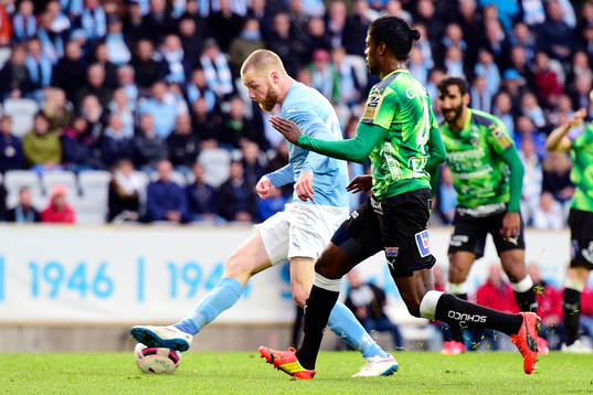 Malmö FFs Jo Inge Berget gör 2-0