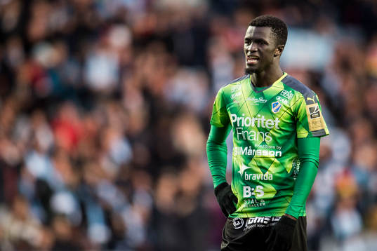 Halmstads Kwame Karikari deppar