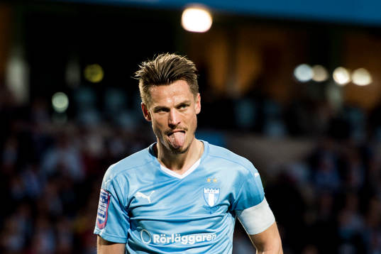Malmö FFs Markus Rosenberg deppar