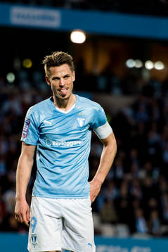 Malmö FFs Markus Rosenberg deppar