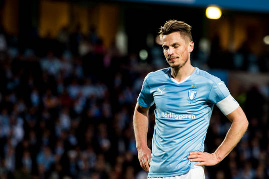 Malmö FFs Markus Rosenberg deppar