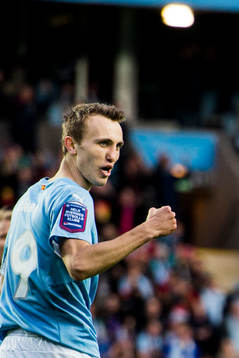 Malmö FFs Magnus Wolff Eikrem jublar