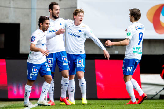 Norrköpings Emir Kujovic jublar