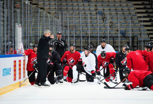 Förbundskapten Todd McLellan har en genomgång
