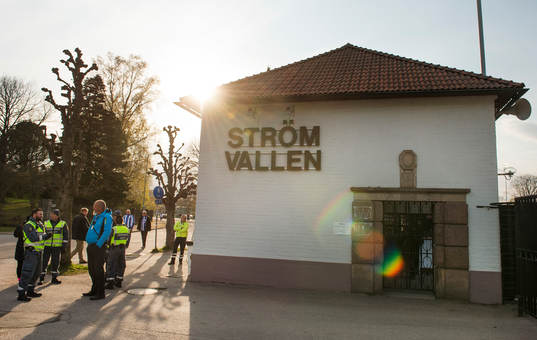 Sista matchen på arenan Strömvallen blir fotbollsmatchen