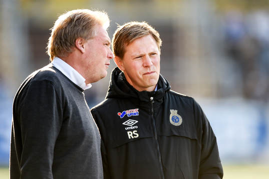 IFK Göteborgs tränare Jörgen Lennartsson och Gefles