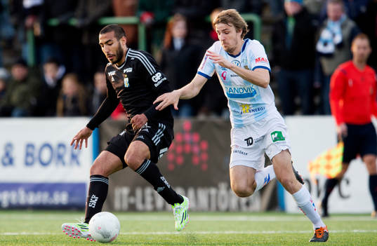 IFK Göteborgs Haitam Aleesami och Gefles Johan Oremo