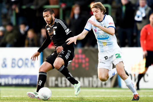 IFK Göteborgs Haitam Aleesami och Gefles Johan Oremo