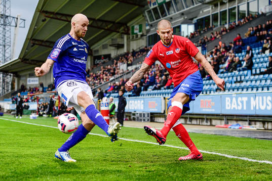Sundsvalls Stefan Ålander och Helsingborgs Robin Simovic