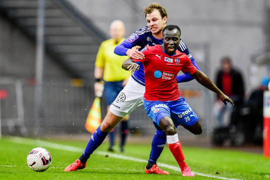 Sundsvalls Robert Lundström och Helsingborgs Emmanuel