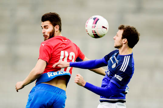 Helsingborgs Astrit Ajdarevic och Sundsvalls Rúnar Már