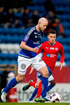 Sundsvalls Stefan Ålander och Helsingborgs Jordan Larsson
