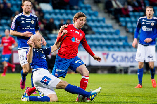 Sundsvalls Stefan Ålander och Helsingborgs Darijan Bojanic