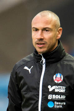 Helsingborgs manager Henrik Larsson
