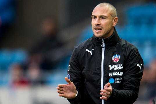 Helsingborgs manager Henrik Larsson