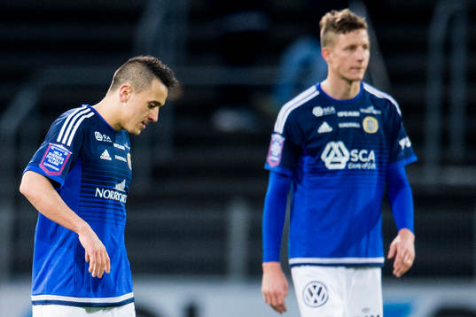 Sundsvalls Adam Chennoufi och Johan Eklund deppar