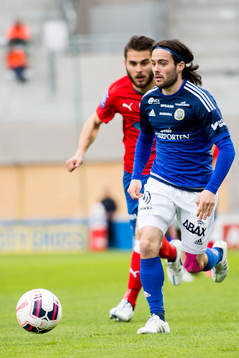 Helsingborgs Astrit Ajdarevic och Sundsvalls Robbin Sellin