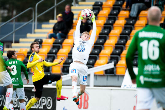 Jönköpings Södras målvakt Anton Cajtoft