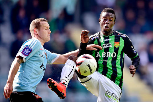 Gais Kieron Cadogan och Brommapojkarnas Fredrik Stoor