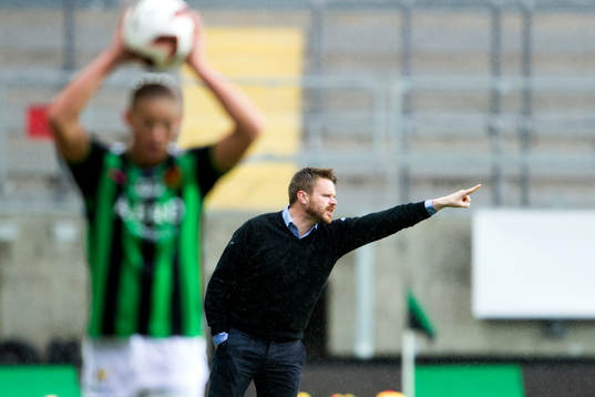 Brommapojkarnas tränare Magni Fannberg Magnusson