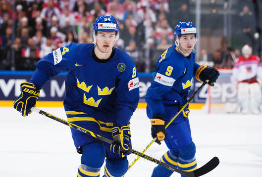 Sveriges Oscar Klefbom och Filip Forsberg