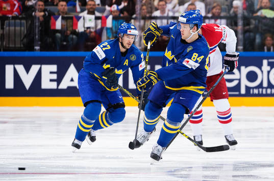 Sveriges Jimmie Ericsson och Oscar Klefbom