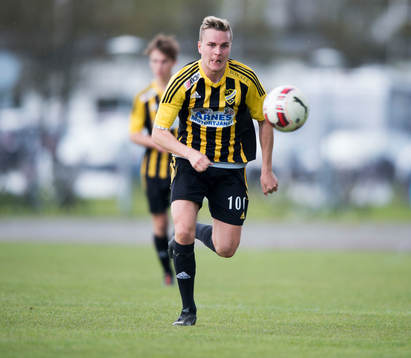 IFK Hässleholms Danny Gunnarsson i matchen i division 2