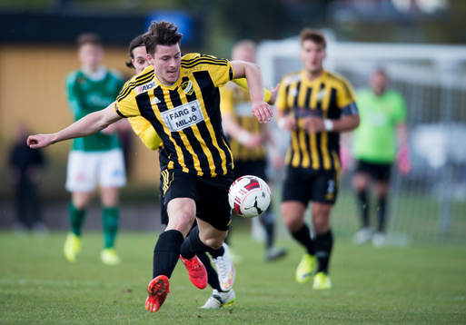 FK Hässleholms Martin Tsilfidis i matchen i division 2