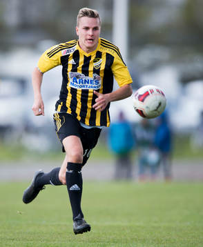 IFK Hässleholms Danny Gunnarsson i matchen i division 2