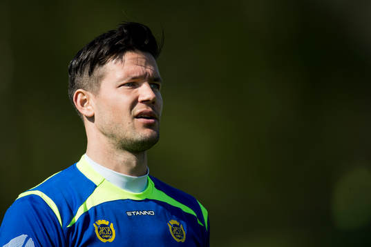 Landskronas målvakt Jonas Sandqvist