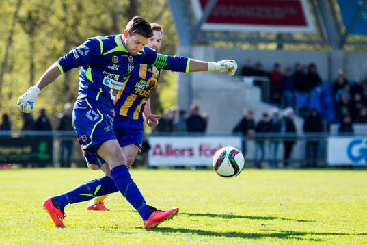 Landskronas målvakt Jonas Sandqvist