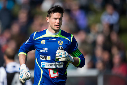 Landskronas målvakt Jonas Sandqvist