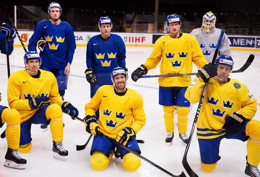 Victor Rask, Staffan Kronwall, Oscar Möller, Joel