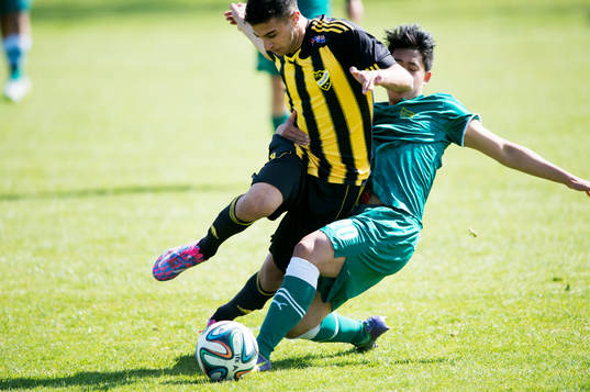 i matchen i juniorallsvenskan mellan IFK Hässleholm och BK