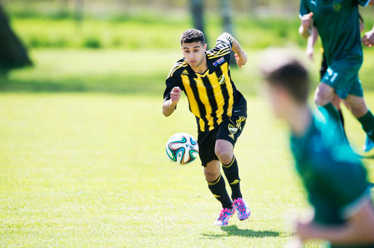 i matchen i juniorallsvenskan mellan IFK Hässleholm och BK