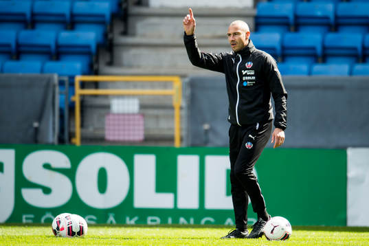 Helsingborgs manager Henrik Larsson