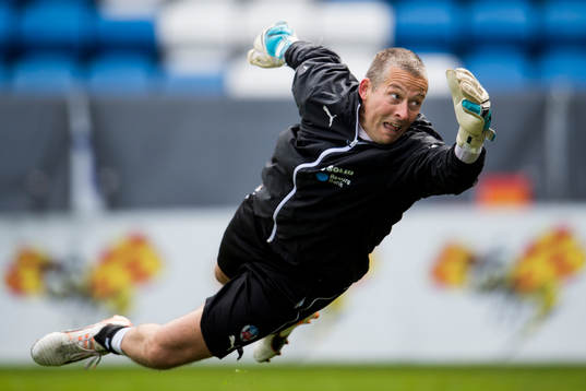 Helsingborgs målvakt Daniel Andersson