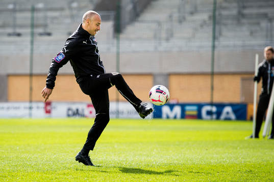 Helsingborgs manager Henrik Larsson
