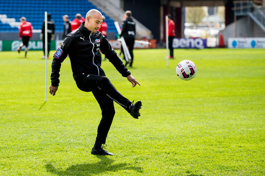 Helsingborgs manager Henrik Larsson