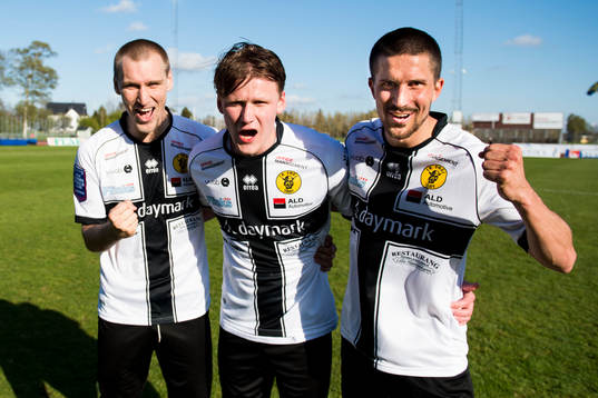 Frej Täbys målskyttar Adnan Círak, Joakim Runnemo och