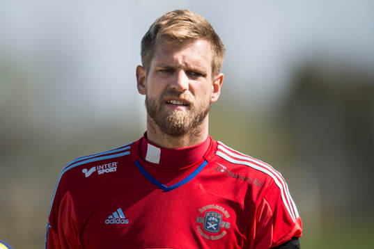 Ängelholms målvakt Oscar Berglund