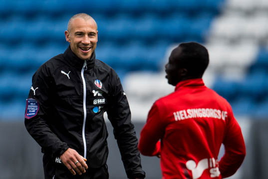 Helsingborgs manager Henrik Larsson