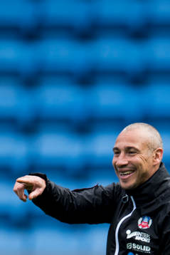 Helsingborgs manager Henrik Larsson