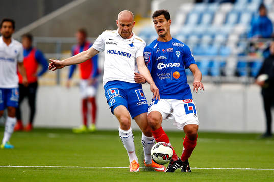 Åtvidabergs Mauricio Albornoz och Norrköpings Daniel