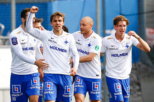 Norrköpings Christoffer Nyman jublar