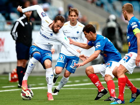 Norrköpings Emir Kujovic och Åtvidabergs Mauricio Albornoz