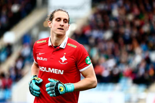 Norrköpings målvakt David Mitov Nilsson