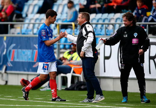 Utvisning för Åtvidabergs Mauricio Albornoz intill
